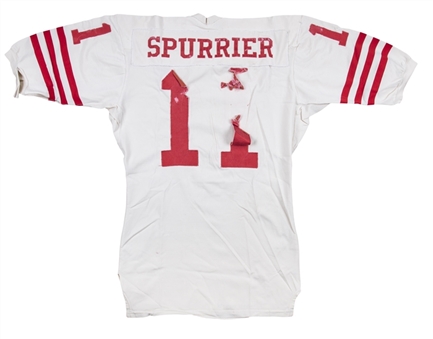 1970s Early Steve Spurrier Game Used San Francisco 49ers Road Jersey